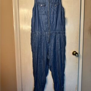 NWT Denim Blue Jumpsuit